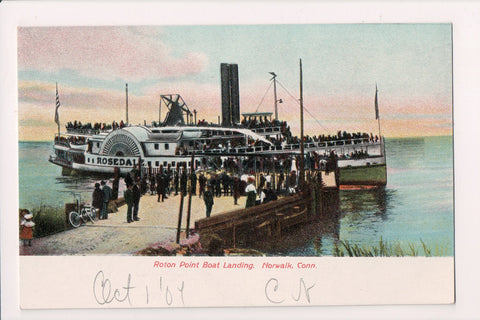 Ship Postcard - ROSENDALE - Roton Point landing (original SOLD) A12097