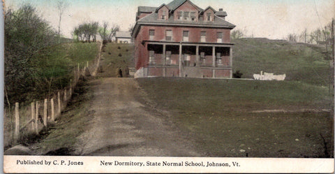 VT, JOHNSON - STATE NORMAL SCHOOL, new Dormitory postcard - A12147