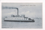 Ship Postcard - EAST BOSTON - Ferry, NOODLE ISLAND - A12178