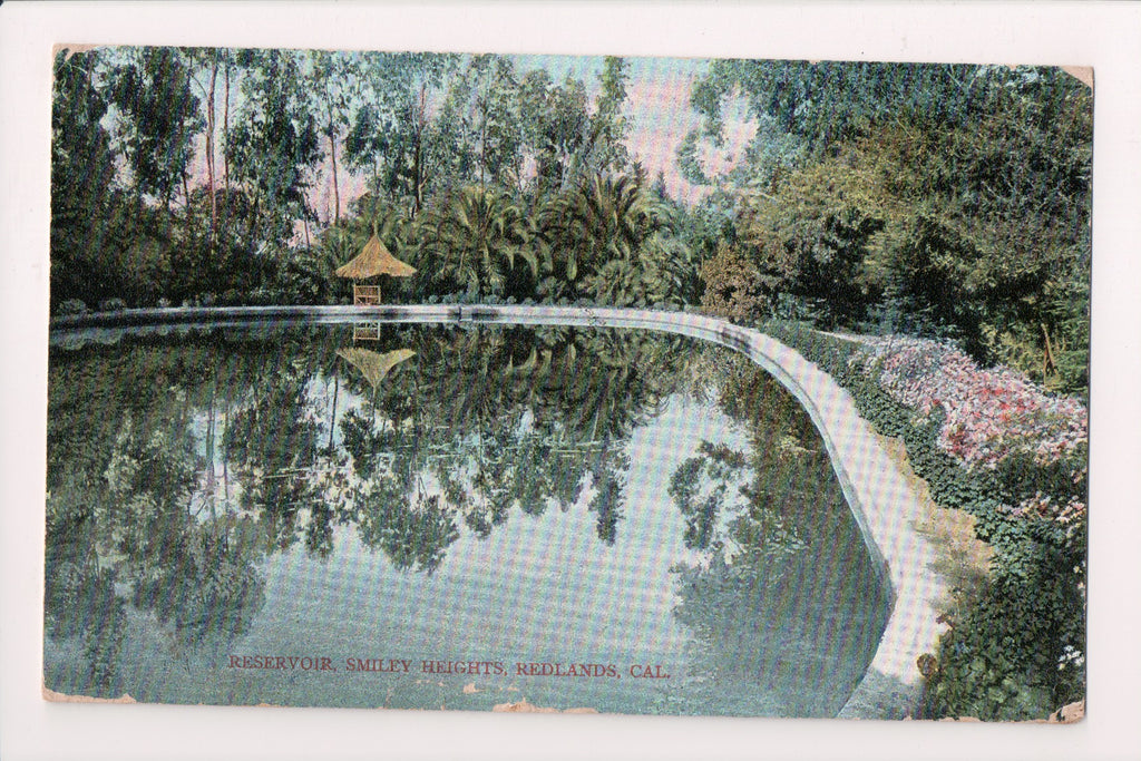 CA, REDLANDS - Smiley Heights Reservoir - @1907 postcard - A12250
