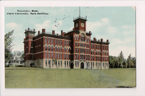 MA, Worcester - Clark University Main Building - A12254