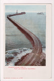 CA, LOS ANGELES - Port LA, Mammoth Wharf, Rieder postcard - A12302