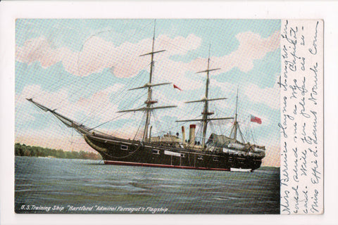 Ship Postcard - HARTFORD (original SOLD) A12387