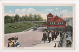 OH, AKRON - Union Station - vintage postcard - A12490