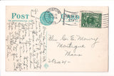MA, Boston - Minot Ledge Light Lighthouse postcard - A12505