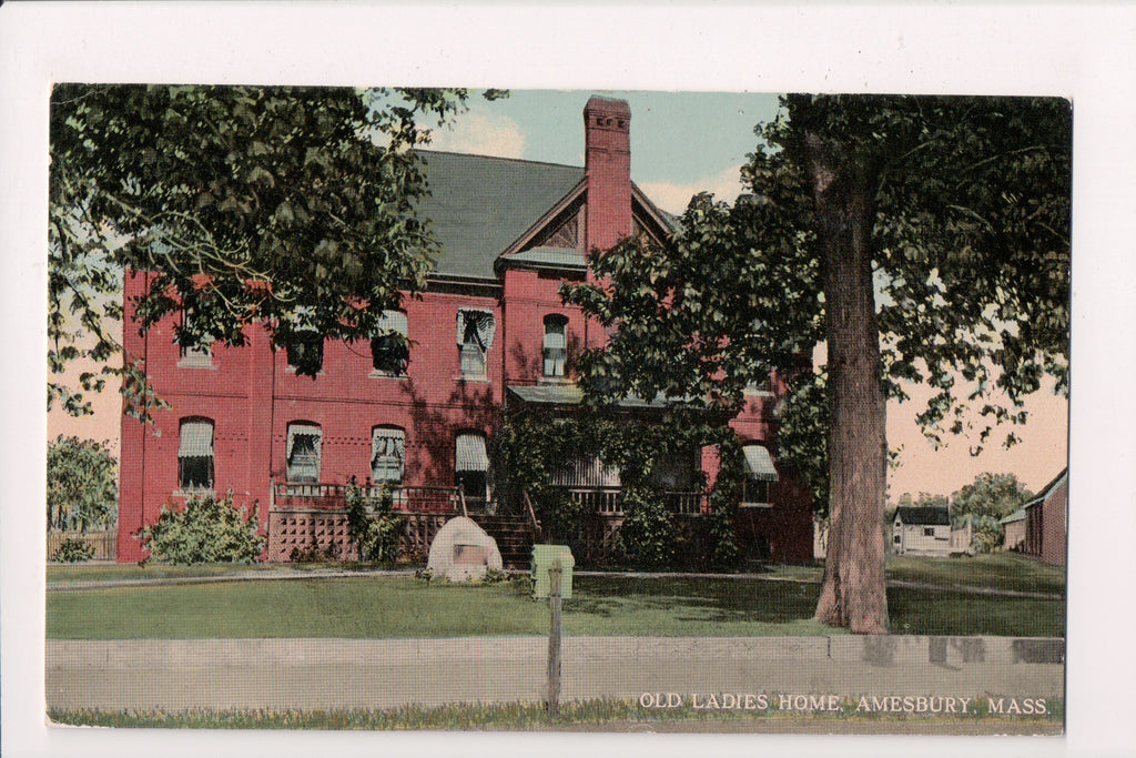 MA, AMESBURY- Old Ladies Home postcard - A12552