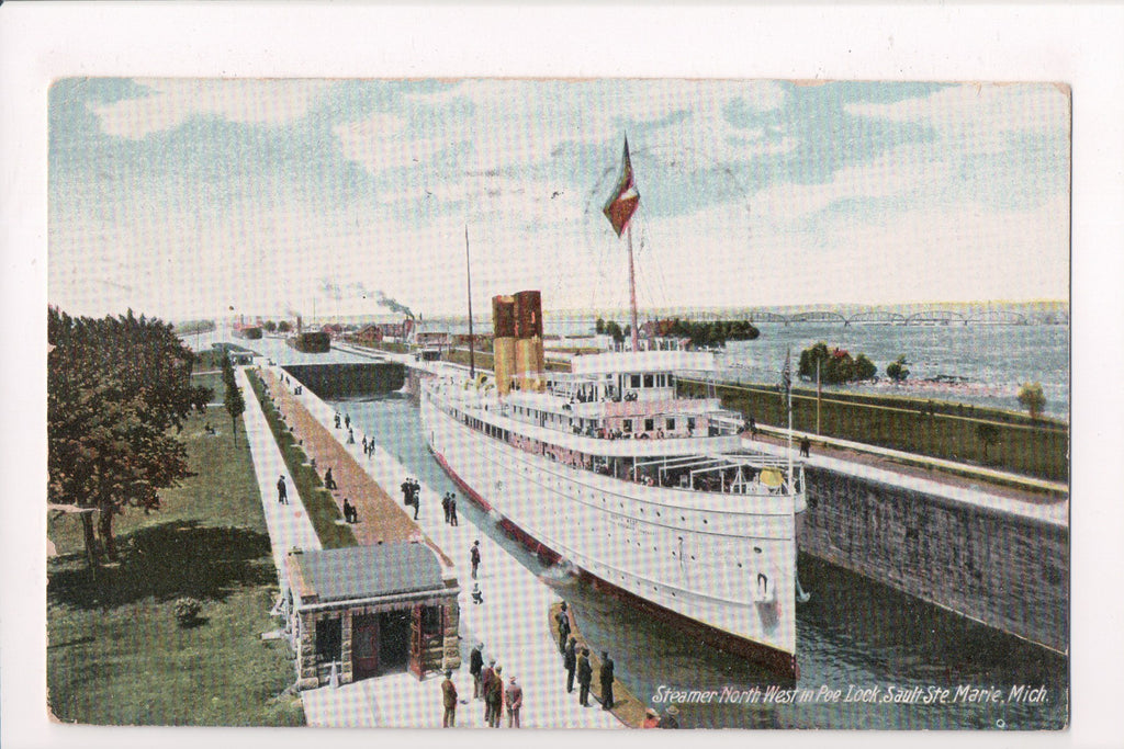 Ship Postcard - NORTH WEST - Steamer - @1909 - A12581