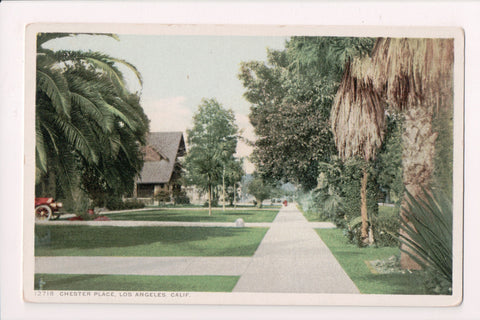 CA, Los Angeles - Chester Place - Detroit Publ Co postcard - A17012