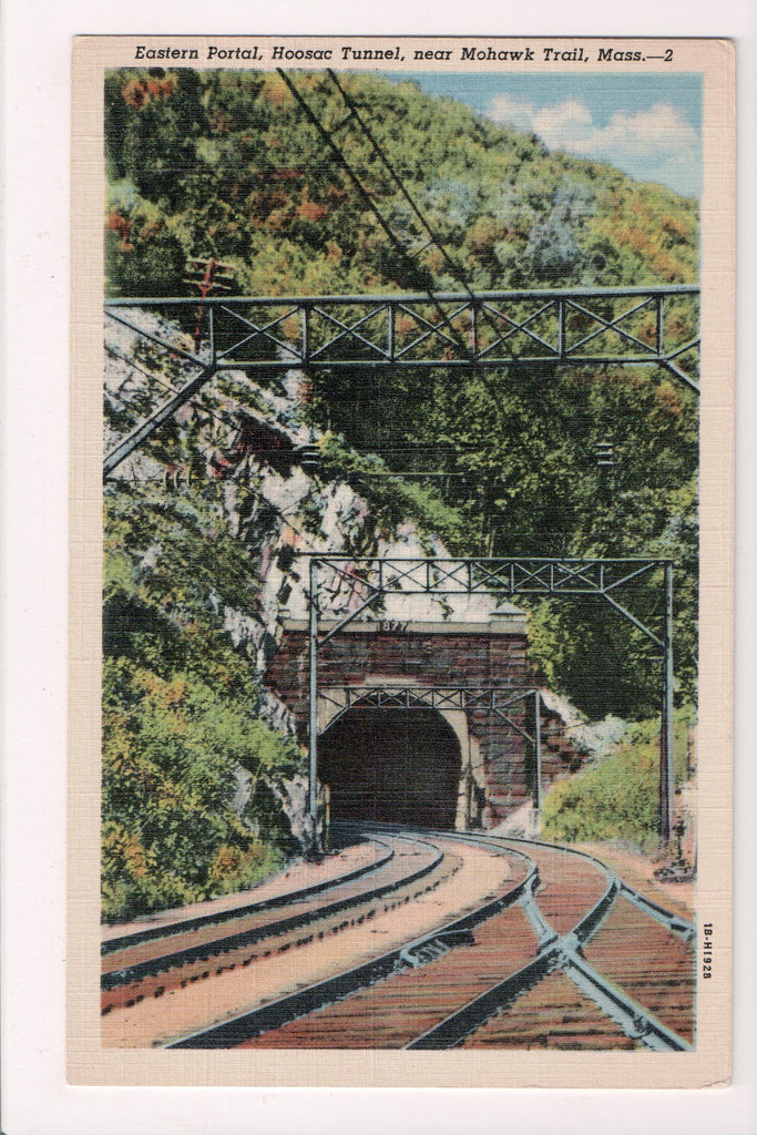 Train - Railroad - Hoosac RR Tunnel, Eastern Portal in MA - A17224