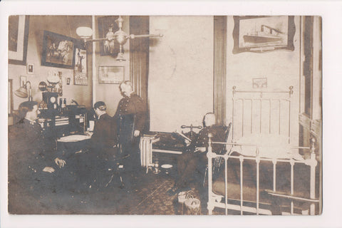 PA, KUTZTOWN - Bedroom, officers, antiques etc at KSNS? RPPC - A17365