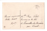 Easter postcard - couple of humanized chicks in tuxedo, with champagne - A19009