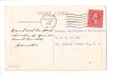 Easter - Rabbit opening a hat box - postcard - A19025