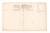 Easter postcard - bunnies opening a blue box - A19031