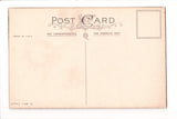 Easter postcard - bunnies opening a PINK box - A19042