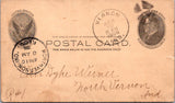 IN, Vernon - COUNTY SUPERINTENDENT OF SCHOOLS - Jennings Cty - Postal Card - A19068