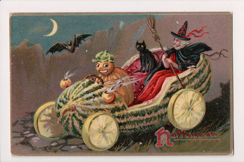 Halloween - Witch driving (CARD SOLD, only digital copy avail) A19085