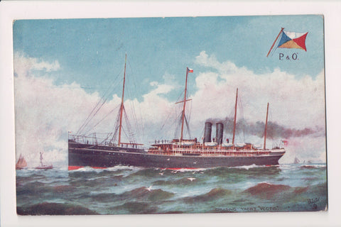 Ship Postcard - VECTIS - P & O Cruising Yacht - A19106