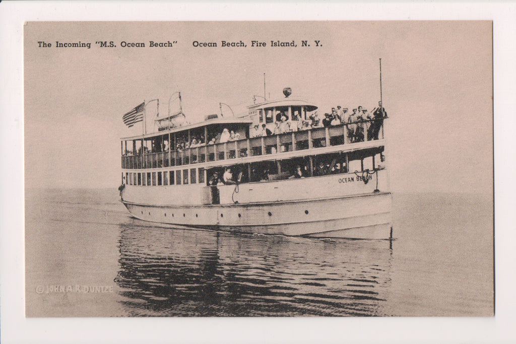 Ship Postcard - OCEAN BEACH - MS Ocean Beach - A19169