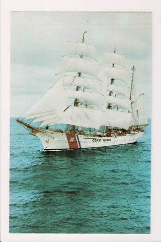 Ship Postcard - EAGLE - US Coast Guard Cadet training - A19201