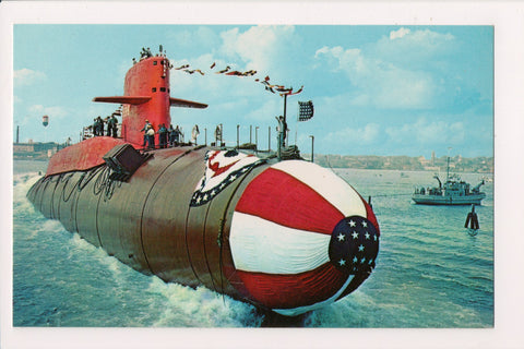 Ship Postcard - WASHINGTON - USS George Washington - sub - A19236