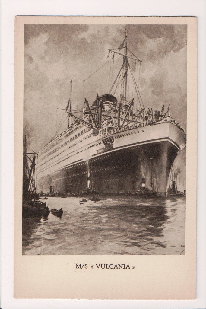 Ship Postcard - VULCANIA - M/S Vulcania - Cosulich Line - A19255