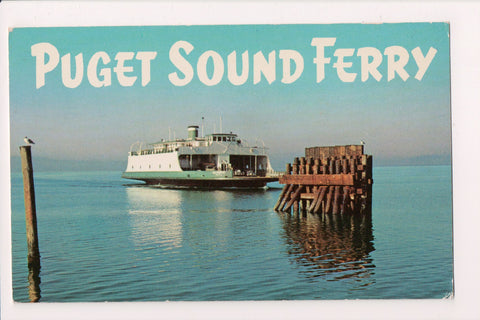 Ship Postcard - OLYMPIC - MV Olympic - Puget Sound Ferry - A19269