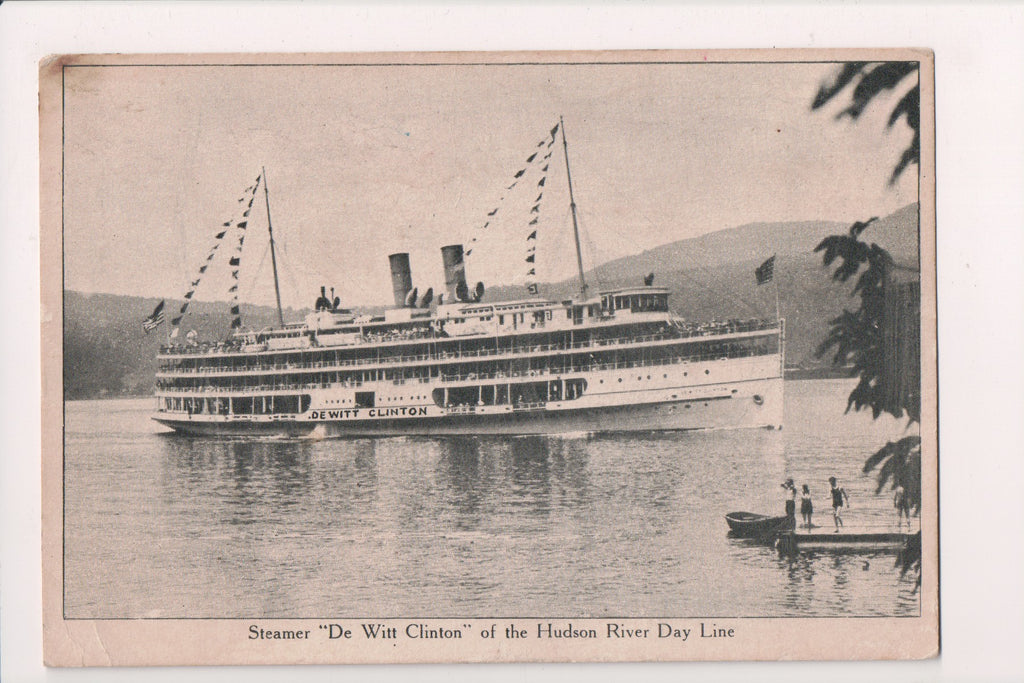 Ship Postcard - CLINTON - Steamer De Witt Clinton - A19277