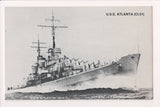 Ship Postcard - ATLANTA - USS Atlanta (CL51) (original SOLD) A19282