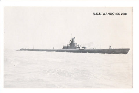 Ship Postcard - WAHOO - USS Wahoo - (SS-238) (original SOLD) A19284