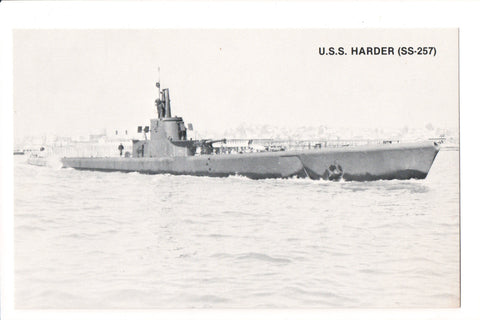 Ship Postcard - HARDER - USS Harder (SS-257) A19285