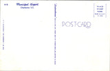 SC, CHARLESTON - Municipal Airport, Delta C & S on plane postcard - A19423