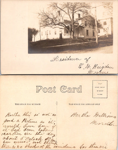 NY, MORAVIA - Residence of C W Brigden (original SOLD) A19433
