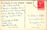 NY, Wells - Potters Lodge on Lake Algonquin - vintage postcard - A19447