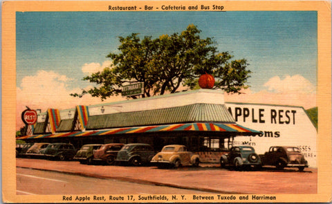 NY, Southfields - RED APPLE REST - restaurant, bar, cafeteria, bus stop - A19449