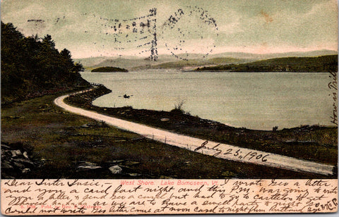 VT, LAKE BOMOSEEN - West Shore - 1906 postcard - A19575