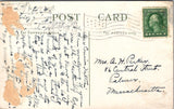 Easter - chick in a basket postcard - A10577