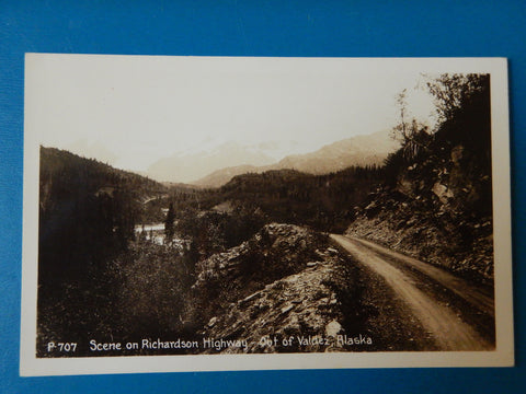 AK, VALDEZ - Scene on Richardson Highway - RPPC - R00351