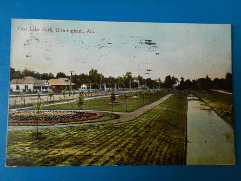 AL, BIRMINGHAM - East Lake Park - postcard - SL2473
