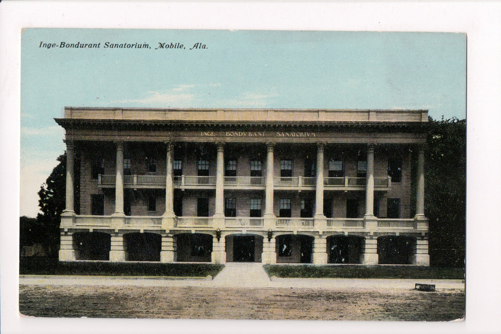 AL, Mobile - Inge-Bondurant Sanatarium postcard - CP0348