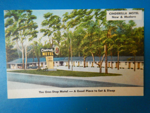 AL, PRATTVILLE - Cinderella Motel postcard - SL2593