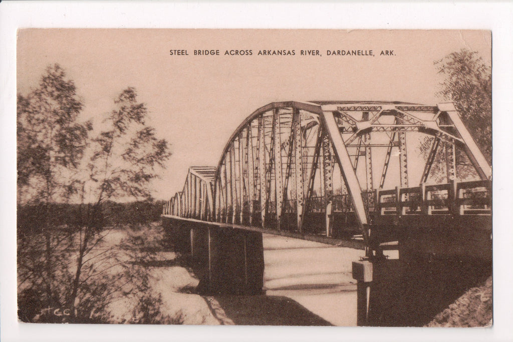 AR, Dardanelle - Steel Bridge, river (ONLY Digital Copy Avail)- CR0015