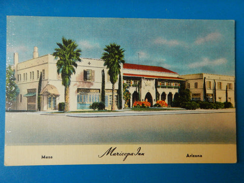 AZ, MESA - Maricopa Inn postcard - w04810