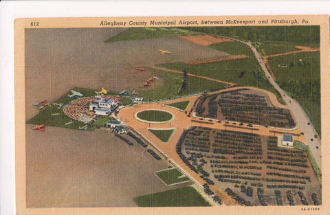 PA, Pittsburgh - Allegheny County Municipal Airport postcard - A06507