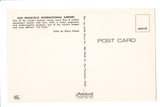 CA, San Francisco - International airport postcard - B04114