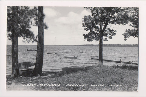 MI, Cadillac - LAKE MITCHELL view - RPPC - B04021