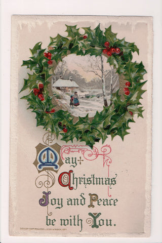 Xmas postcard - Christmas - Winsch Back - B04159