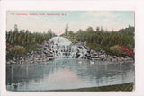 NJ, SOMERVILLE - Dukes Park, The Cascades postcard - B05077