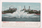 NJ, NEWARK - Branch Brook Park - Fountain postcard - B05129