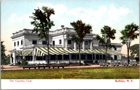 NY, BUFFALO - Country Club closeup postcard - B06152