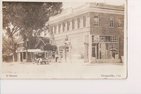 CA, VICTORVILLE - Vandever Hotel, Allen Fletcher real estate, PO, Kodak (original SOLD) B06219